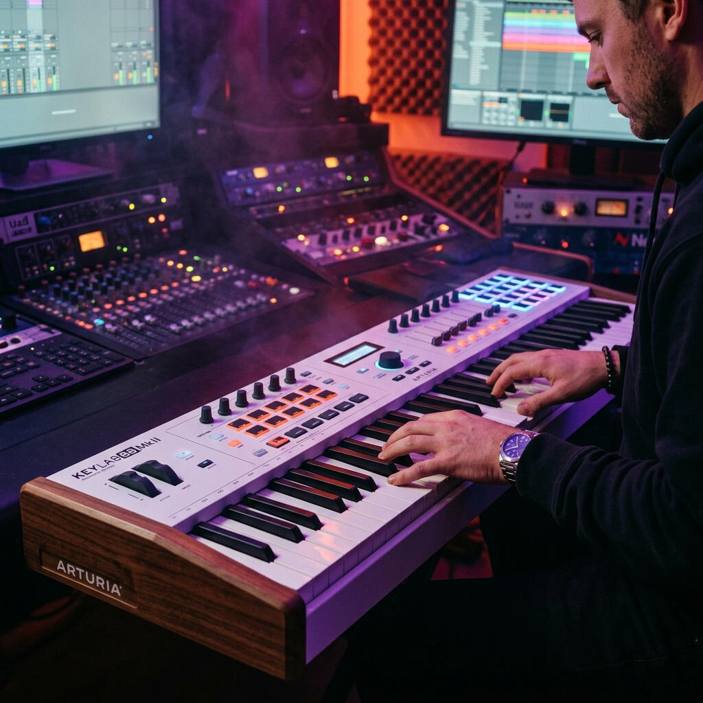 Аналогово аудио оборудване в студиото на Anomaly Circles